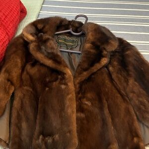 Abraham & Straus Luxurious Brown Fur Coat